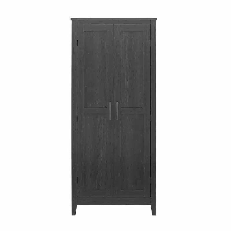 Farmhouse Storage Cabinet with 4 Shelves and 2 Shaker Style Doors