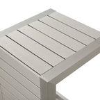 Conjunto de conversación de 3 piezas para exteriores Christopher Knight Home Crested Bay, de aluminio, con mesa en forma de C