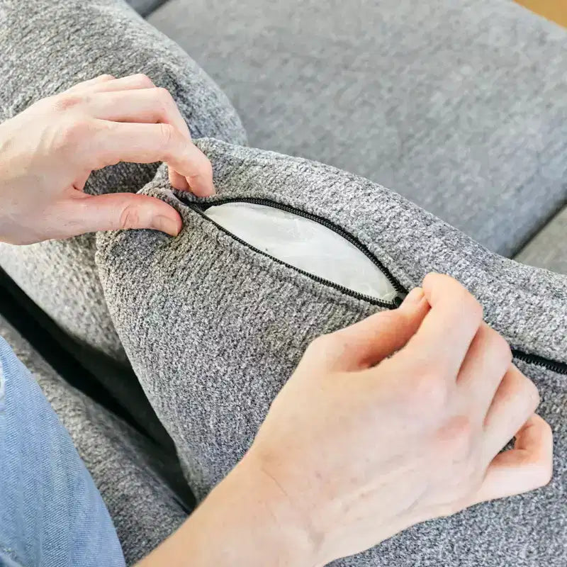 Chenille Corner Seat for Modular Sectional Sofa