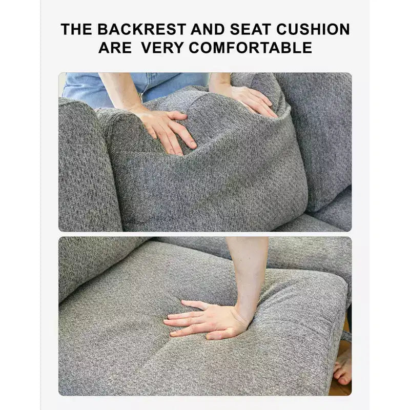 Chenille Corner Seat for Modular Sectional Sofa