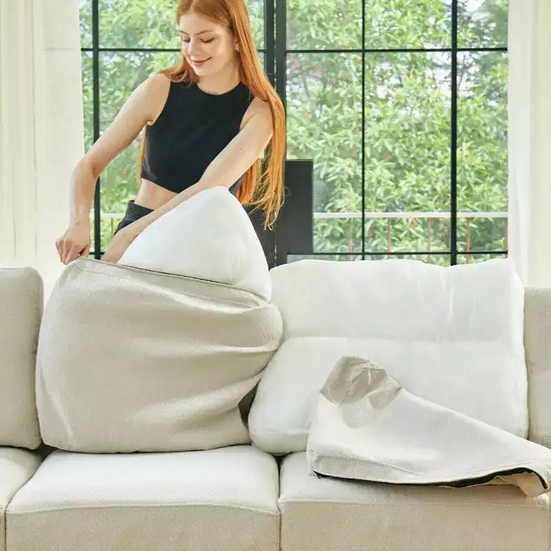 Chenille Corner Seat for Modular Sectional Sofa