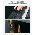 Chenille Corner Seat for Modular Sectional Sofa