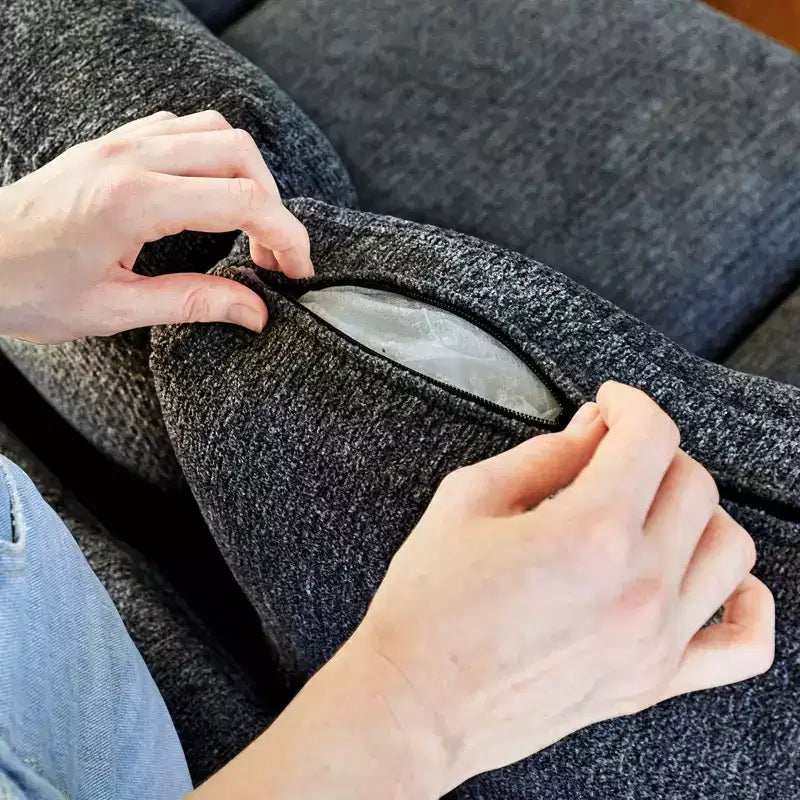 Chenille Corner Seat for Modular Sectional Sofa