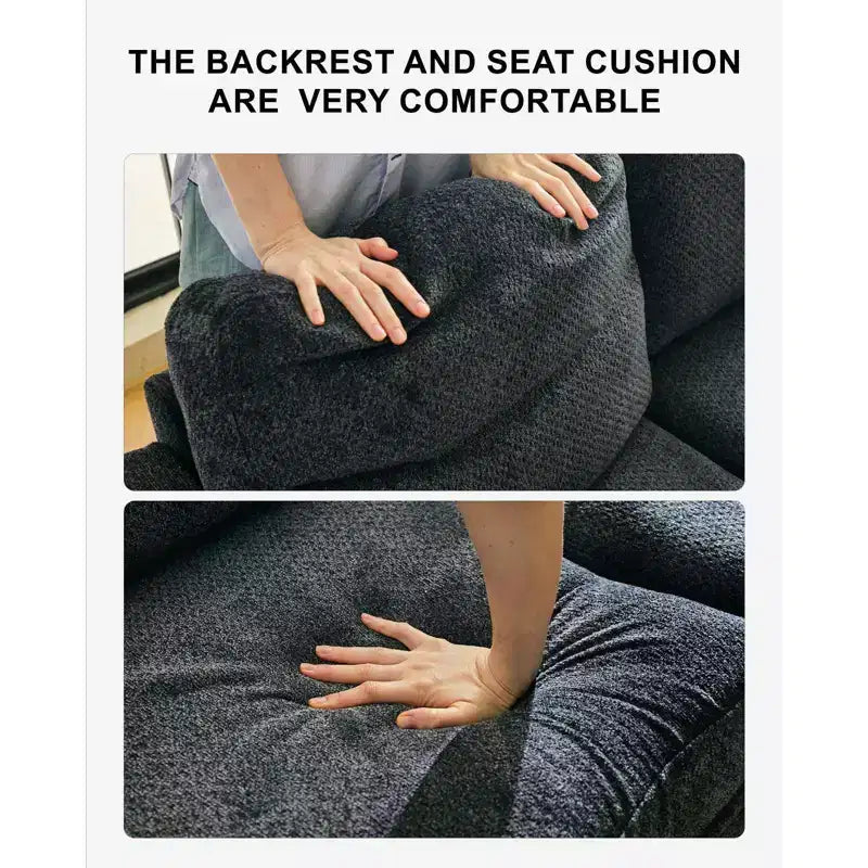 Chenille Corner Seat for Modular Sectional Sofa