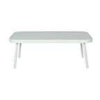 Christopher Knight Home Barbara modernes Outdoor-Set aus Metall-Couchtisch und gepolsterten Zweisitzern
