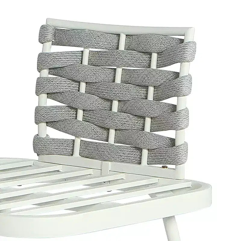 Christopher Knight Home Barbara modernes Outdoor-Set aus Metall-Couchtisch und gepolsterten Zweisitzern