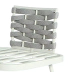 Christopher Knight Home Barbara modernes Outdoor-Set aus Metall-Couchtisch und gepolsterten Zweisitzern