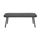 Christopher Knight Home Barbara modernes Outdoor-Set aus Metall-Couchtisch und gepolsterten Zweisitzern