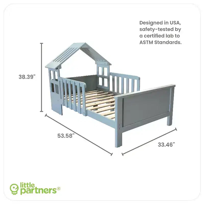 House-Shaped Toddler Bed Frame