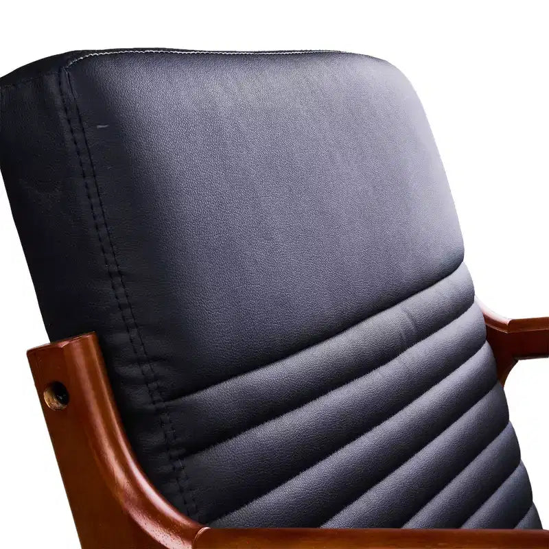 Mid-Century Modern Accent Chair with Pillow, Solid Wood Frame