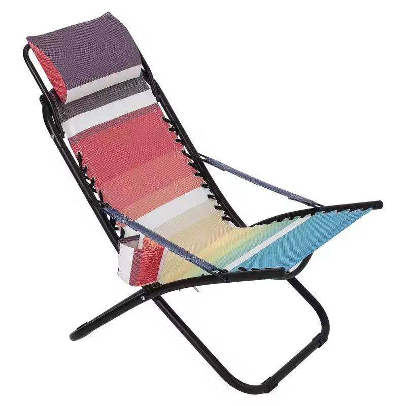 Camping Chair, Portable Beach Chair, Folding Sling Chair, for Beach, Courtyard, Picnic, Travel