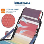 Chaise de camping, chaise de plage portable, chaise pliante en bandoulière, pour la plage, la cour, les pique-niques et les voyages