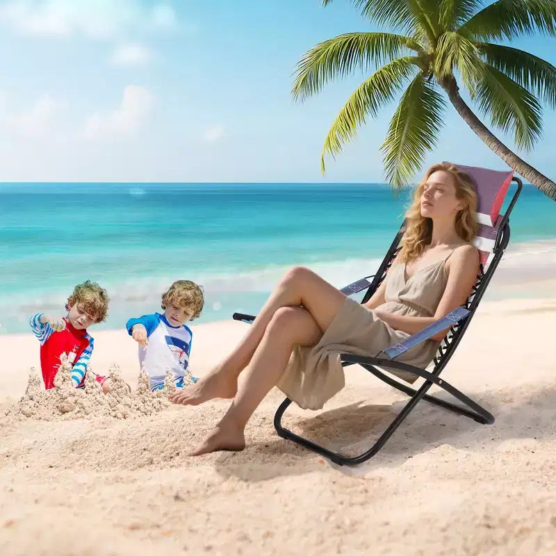 Chaise de camping, chaise de plage portable, chaise pliante en bandoulière, pour la plage, la cour, les pique-niques et les voyages