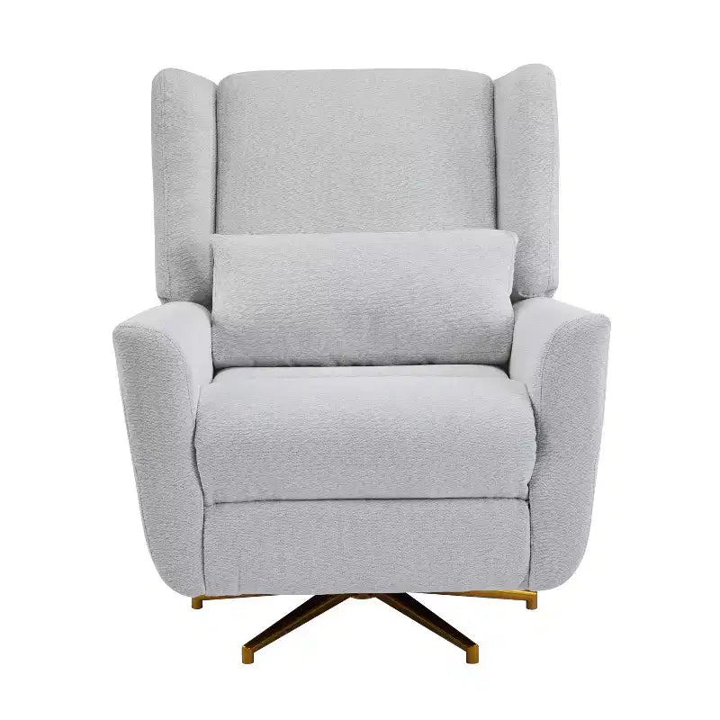 Contemporary Upholstered 360 Swivel Power Recliner Chair