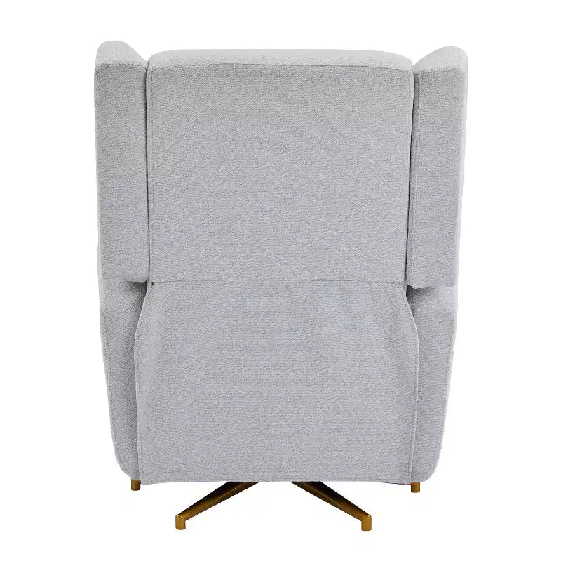 Contemporary Upholstered 360 Swivel Power Recliner Chair
