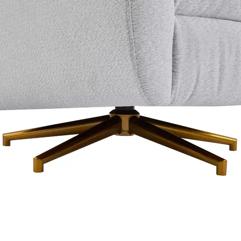 Contemporary Upholstered 360 Swivel Power Recliner Chair