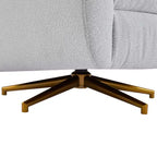 Contemporary Upholstered 360 Swivel Power Recliner Chair