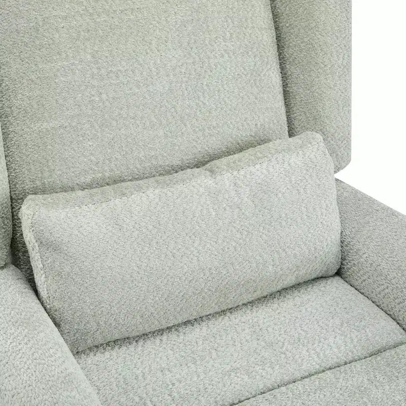 Contemporary Upholstered 360 Swivel Power Recliner Chair
