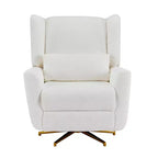 Contemporary Upholstered 360 Swivel Power Recliner Chair