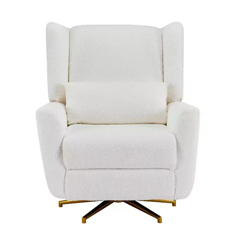 Contemporary Upholstered 360 Swivel Power Recliner Chair