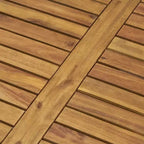 Set da conversazione da esterno Perla di Christopher Knight Home per 8 persone in legno di acacia con cuscini