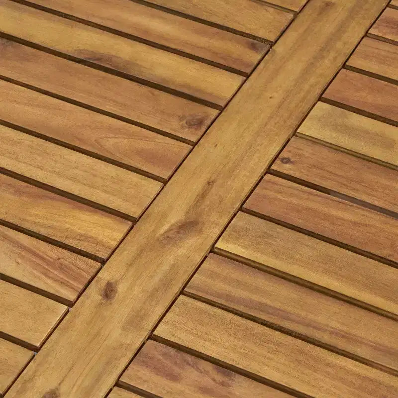 Set da conversazione da esterno Perla di Christopher Knight Home per 8 persone in legno di acacia con cuscini