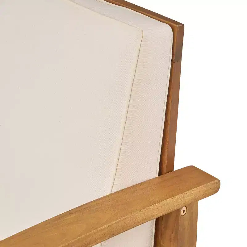 Set da conversazione da esterno Perla di Christopher Knight Home per 8 persone in legno di acacia con cuscini