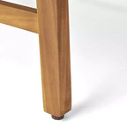 Set da conversazione da esterno Perla di Christopher Knight Home per 8 persone in legno di acacia con cuscini