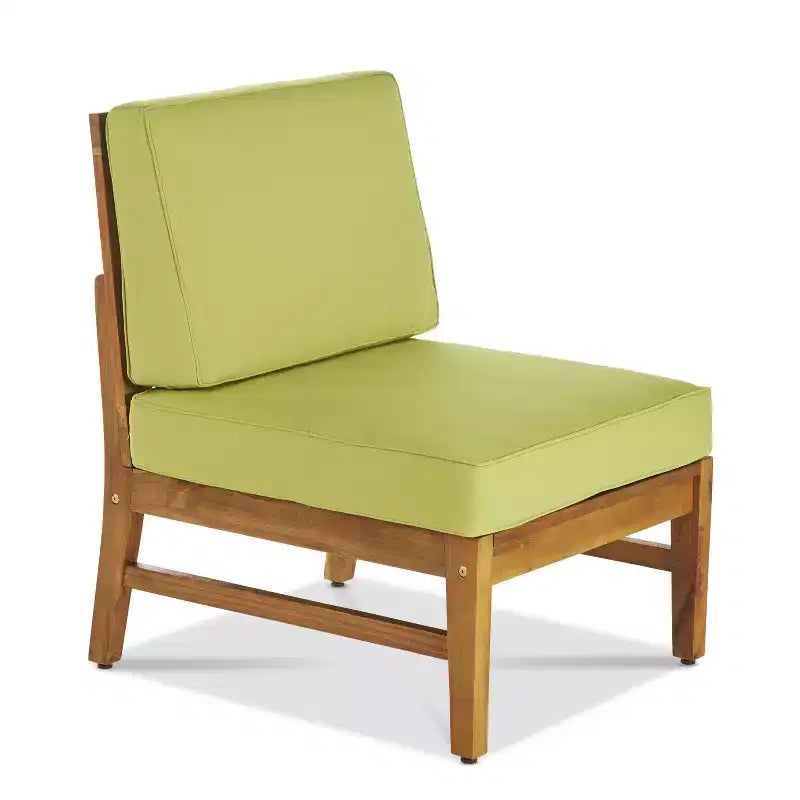 Set da conversazione da esterno Perla di Christopher Knight Home per 8 persone in legno di acacia con cuscini