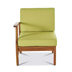 Set da conversazione da esterno Perla di Christopher Knight Home per 8 persone in legno di acacia con cuscini