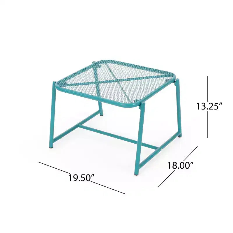 Christopher Knight Home Bucknell Modernes 3-teiliges Outdoor-Metallset für Gespräche