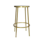 Brushed Gold Iron Counter Stool