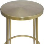 Brushed Gold Iron Counter Stool