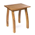 Christopher Knight Home Bruce Outdoor-Set aus verstellbarer Chaiselongue und Tisch aus Akazienholz mit Latten-Design