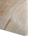 Square Marble Side Table - Gray