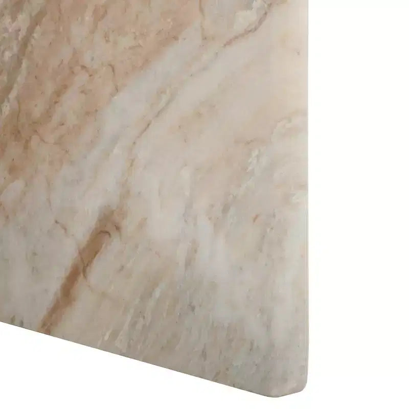 Square Marble Side Table - Gray