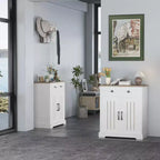 Kitchen Storage Cabinet with 2 Drawers and 2 Doors