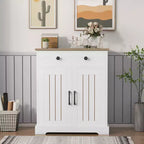 Kitchen Storage Cabinet with 2 Drawers and 2 Doors