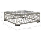 vidaXL Garten-Lounge-Set, 10-teilig, grau