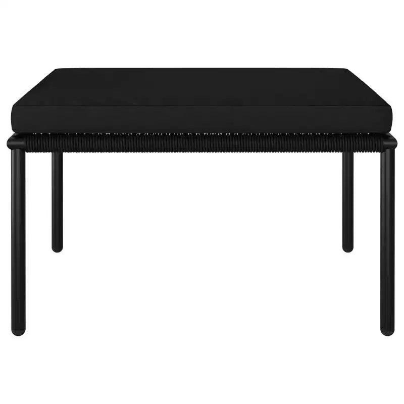 Set da giardino vidaXL nero e antracite