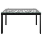 Set da giardino vidaXL nero e antracite