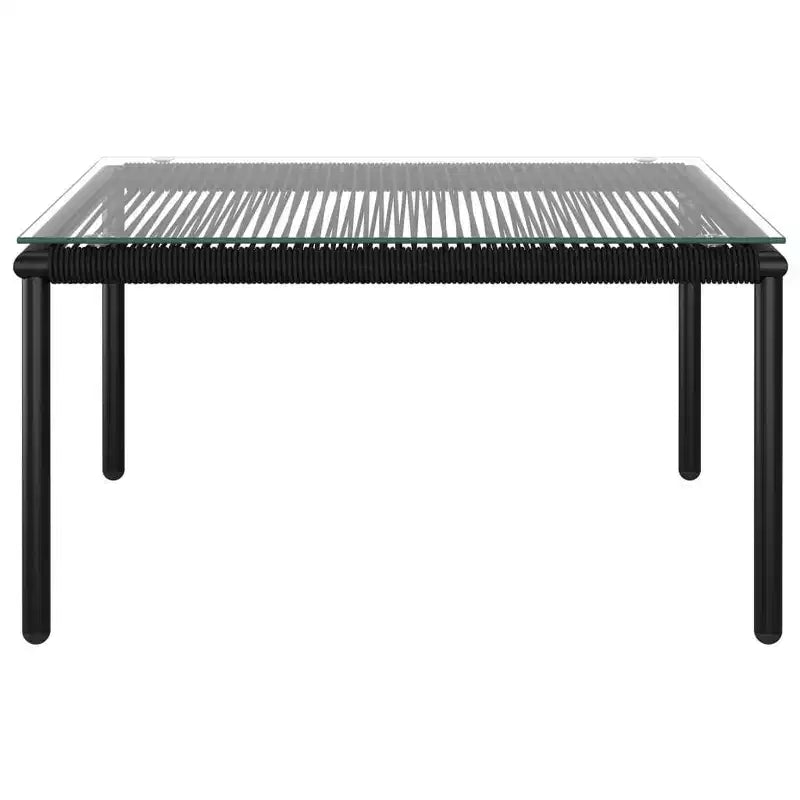 Set da giardino vidaXL nero e antracite