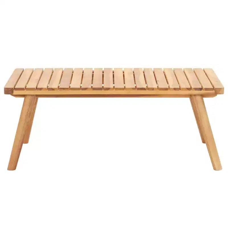 Ensemble de salon de jardin vidaXL de 5 pièces - bois d’acacia massif - coussins amovibles et lavables - à assembler soi-même - idéal pour jardin, terrasse ou patio