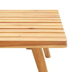 Ensemble de salon de jardin vidaXL de 5 pièces - bois d’acacia massif - coussins amovibles et lavables - à assembler soi-même - idéal pour jardin, terrasse ou patio