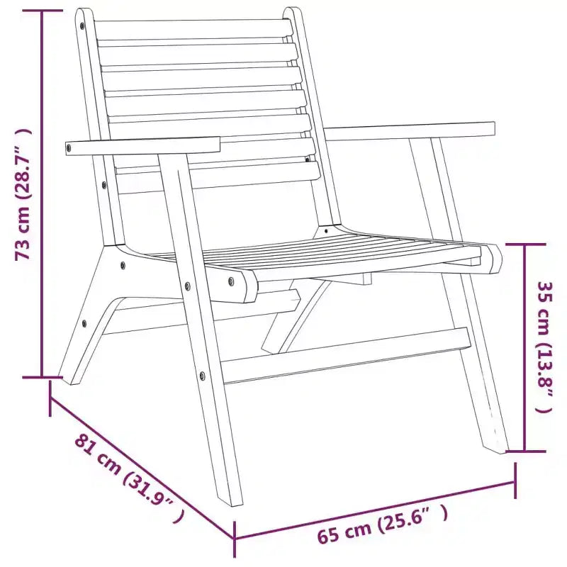 vidaXL 2 darab tömör akáciafa teraszszék – barna fa étkezőszékek – tartós és könnyen tisztítható – pihenőszék kertbe, teraszra, fedélzetre