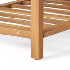 GDFStudio Laurier Outdoor-Sitzgruppe aus Akazienholz für 4 Personen mit Polstern
