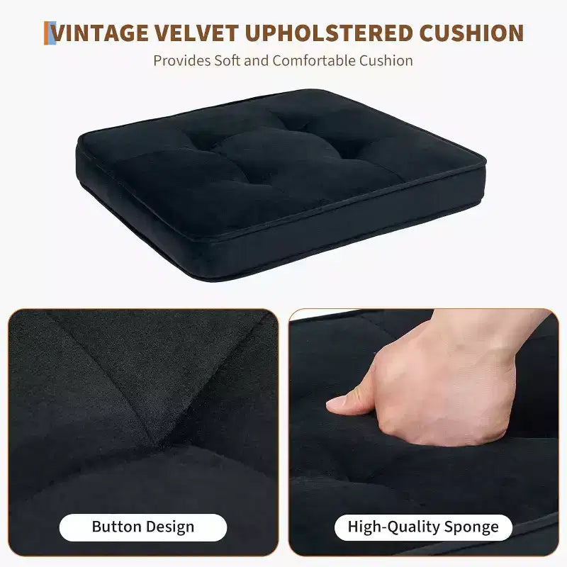 GustoWave rattan háttámlás étkezőszék (2 darabos szett), vintage étkezőszék, fekete