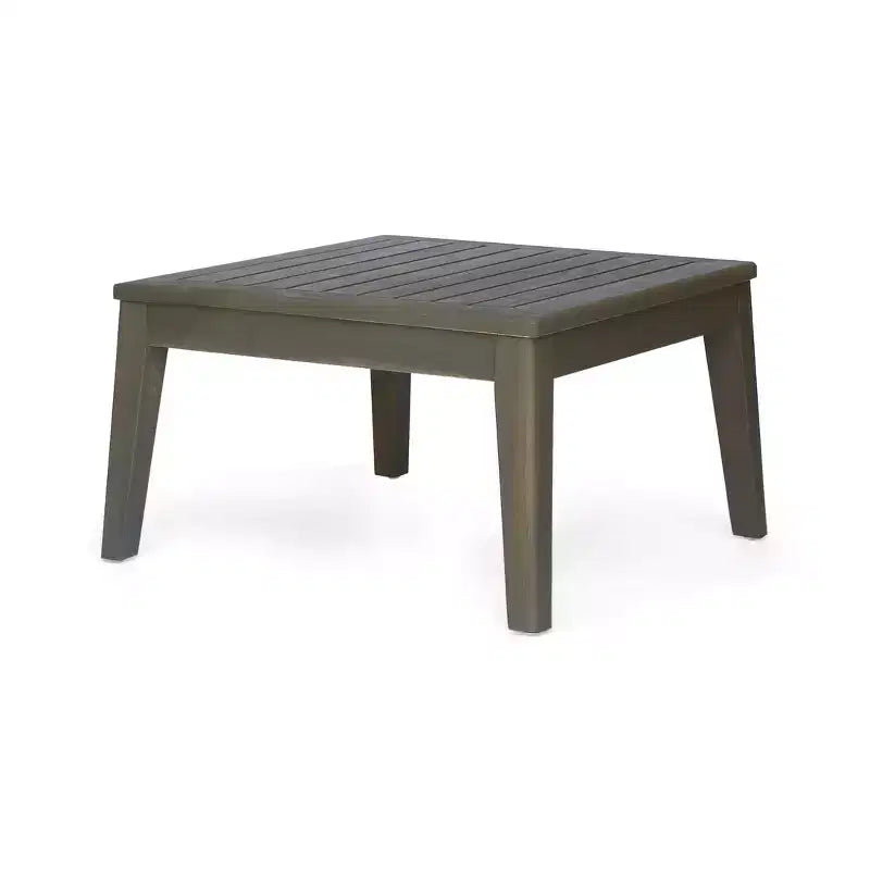 Ensemble GDFStudio Parma de canapé modulaire 6 places et fauteuil club en bois d’acacia pour extérieur, avec coussins