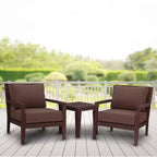 Courtyard Casual Bridgeport II 3 részes klubfotel-garnitúra: két klubfotel és egy lerakóasztal