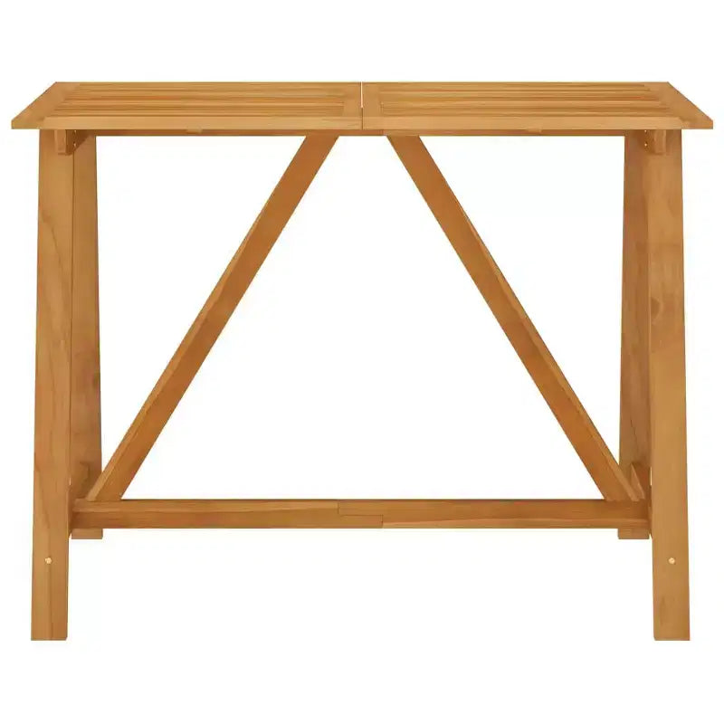 Set da bar da esterno vidaXL in legno naturale, legno massello di acacia, medio
